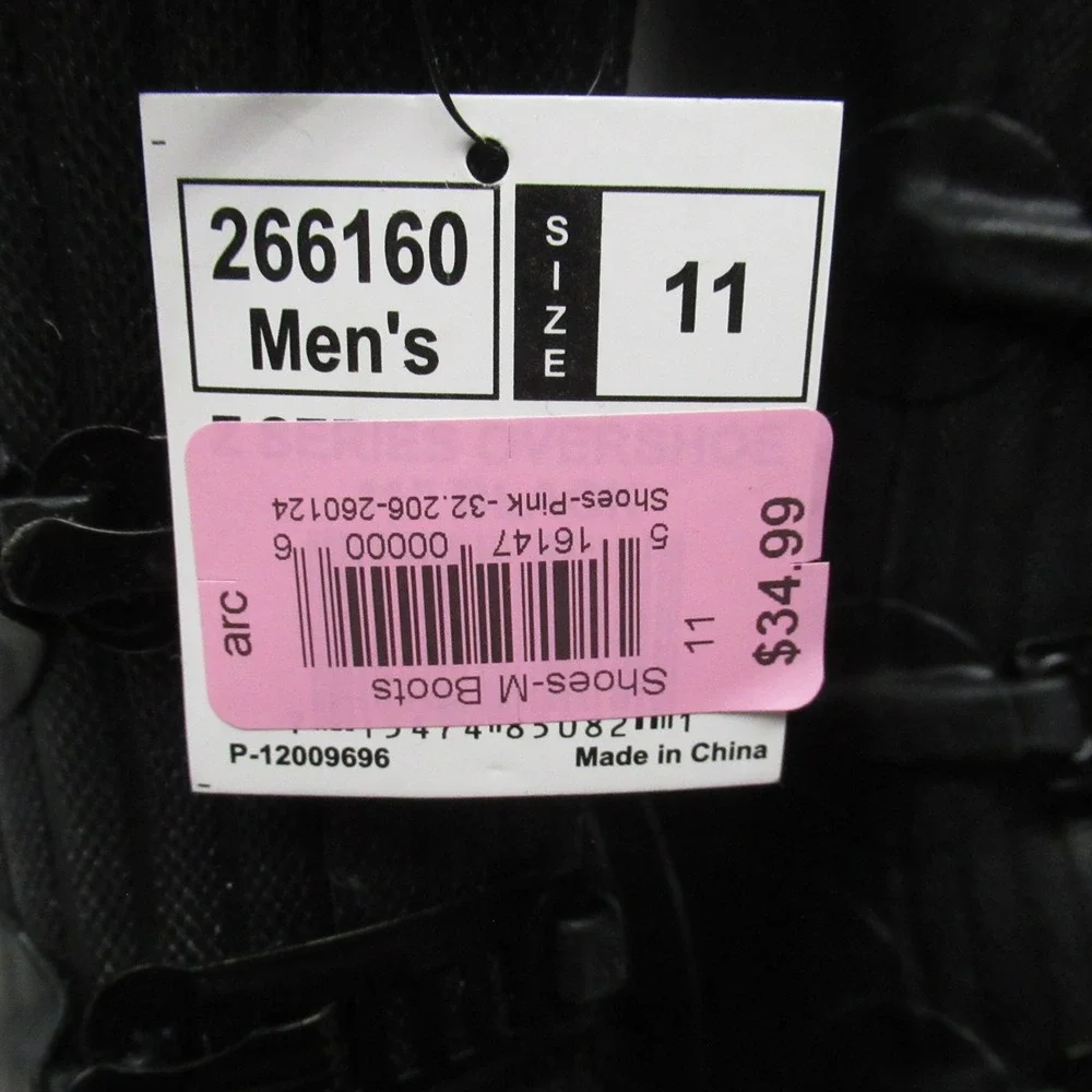 Lacrosse Men 11 Boots BLK Z Series Overshoe 11